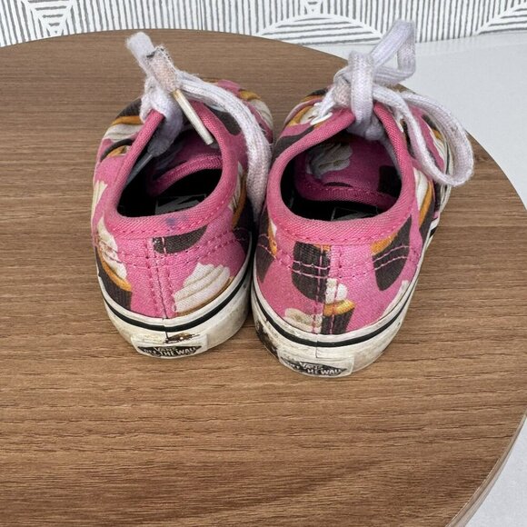 Lucky Brand & Vans Baby Shoe Lot Gold Moc Bow & V Pink Cupcake‎ Sneakers Size 4C - Picture 16 of 16